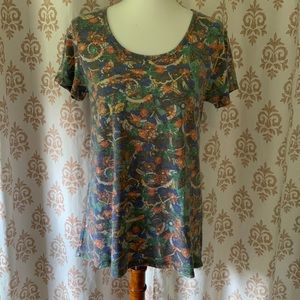 LLR paisley floral T-shirt M